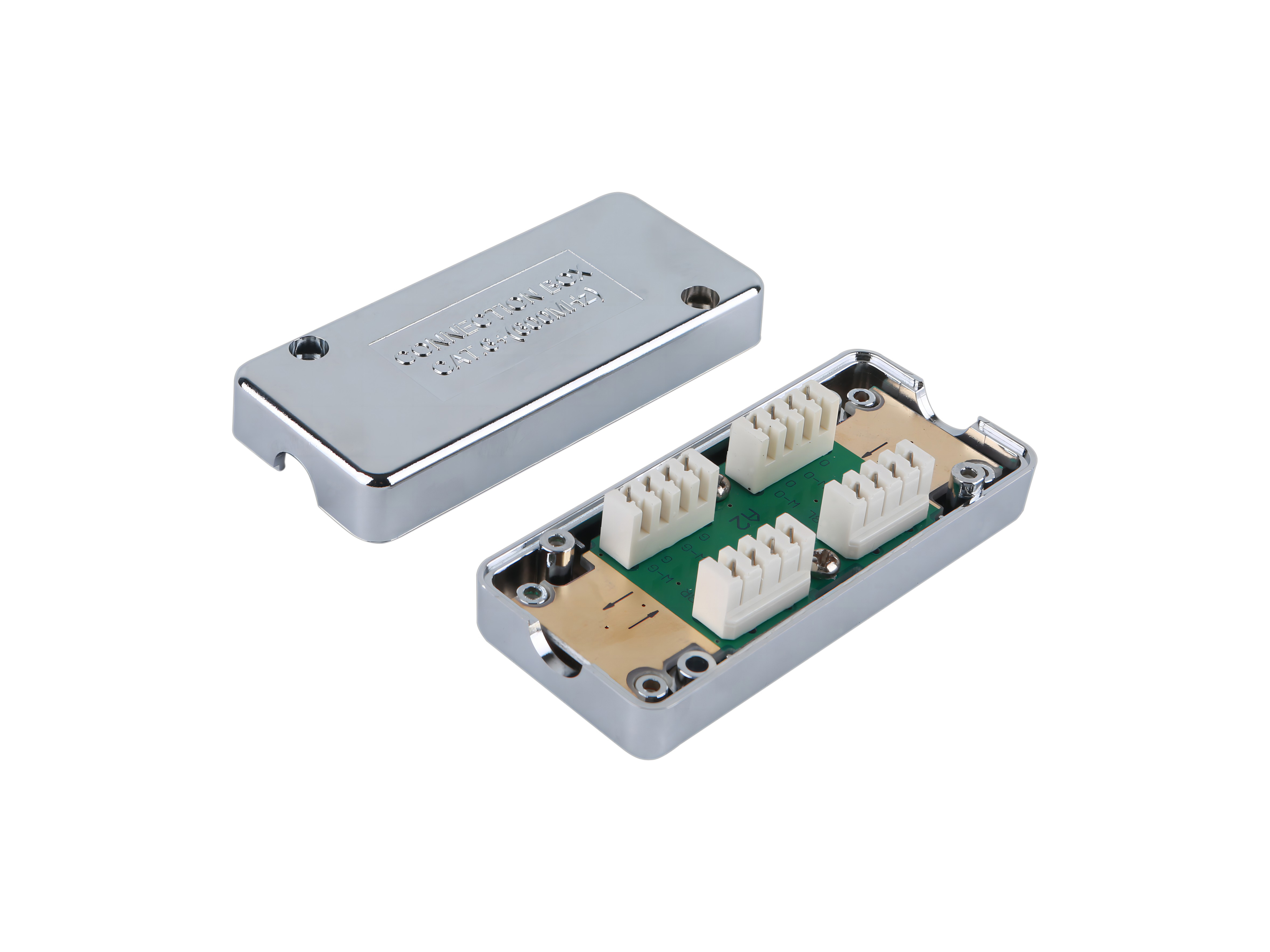Equip Cat.6A Abgeschirmte Anschlussdose - Cat6a - Ea - Silber - RoHS - CE - REACH - 84 mm - 37 mm, Ansicht 2