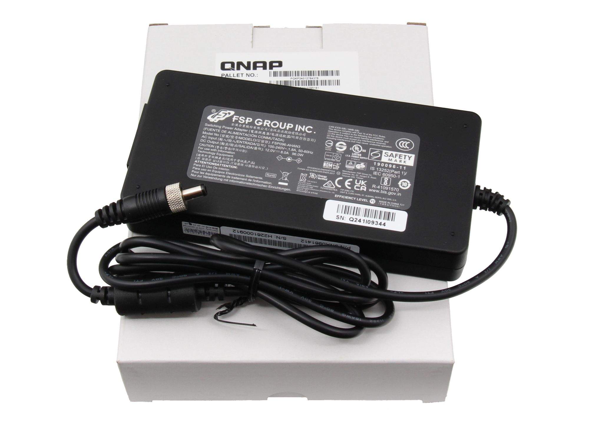 QNAP Netzteil - AC - 96 Watt, Ansicht 2