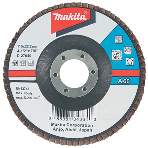Makita Schleifscheibe - für Holz, Metall, Kunststoff, nicht eisenhaltiges Metall, Ansicht 3