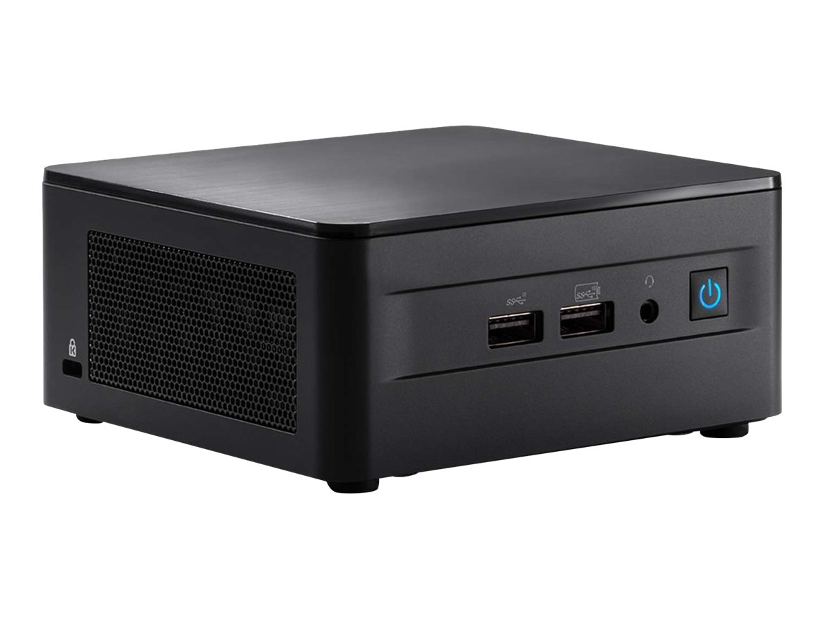 Intel Next Unit of Computing 12 Pro Kit - NUC12WSHv5 - Barebone - hohes Gehäuse - 1 x Core i5 1250P - vPro Enterprise - RAM 0 GB - Intel Iris Xe Grafik - 1GbE, 2.5GbE, Wi-Fi 6E, Bluetooth 5.2 - WLAN: 802.11a/b/g/n/ac/ax (Wi-Fi 6E)
