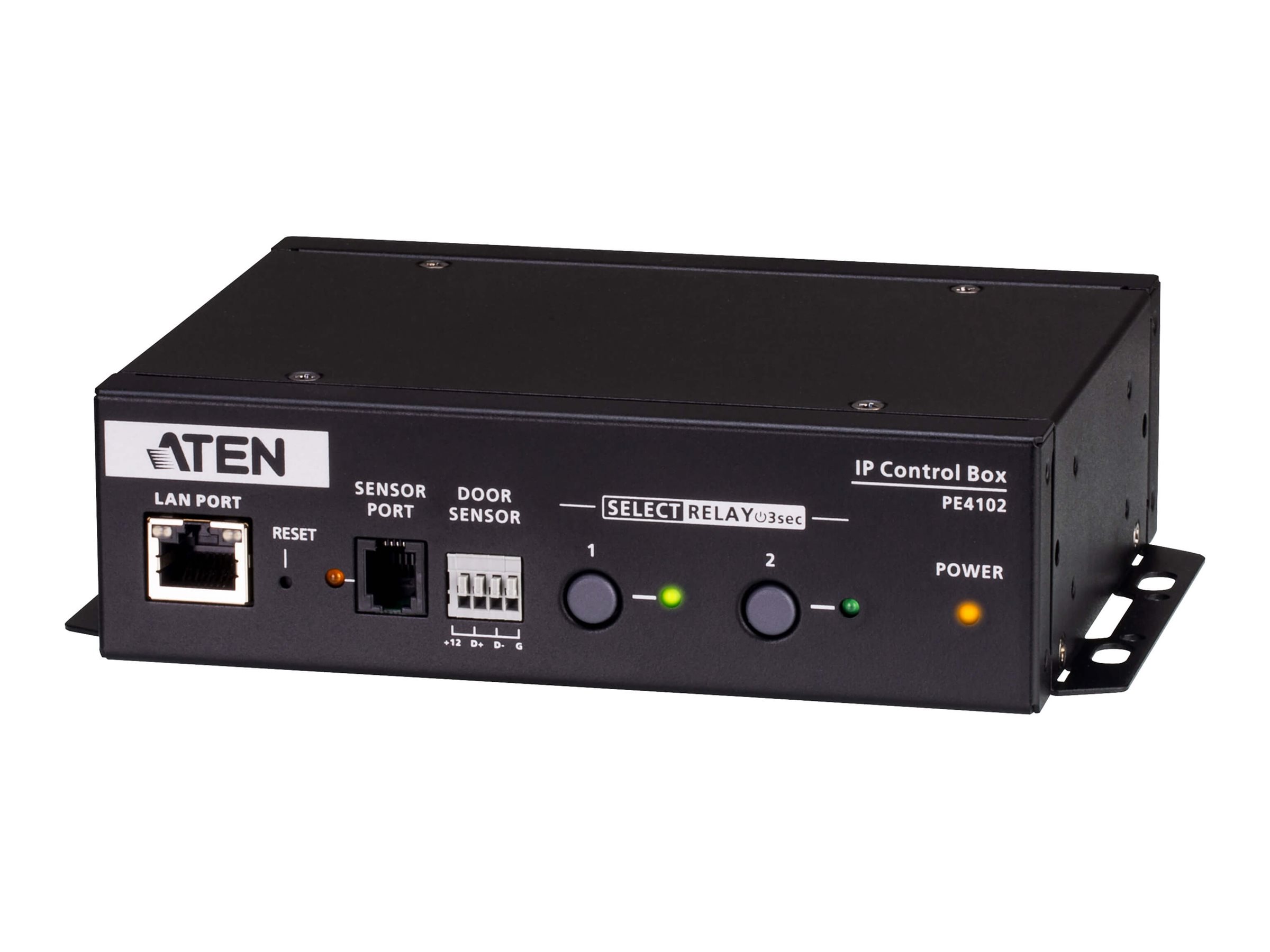ATEN PE4102 - Stromverteilungseinheit (in Rack montierbar/extern) - eco - Wechselstrom 100-240 V - Ethernet 10/100 - Eingabe, Eingang IEC 60320 C14 - Ausgangsanschlüsse: 2 (power IEC 60320 C13)