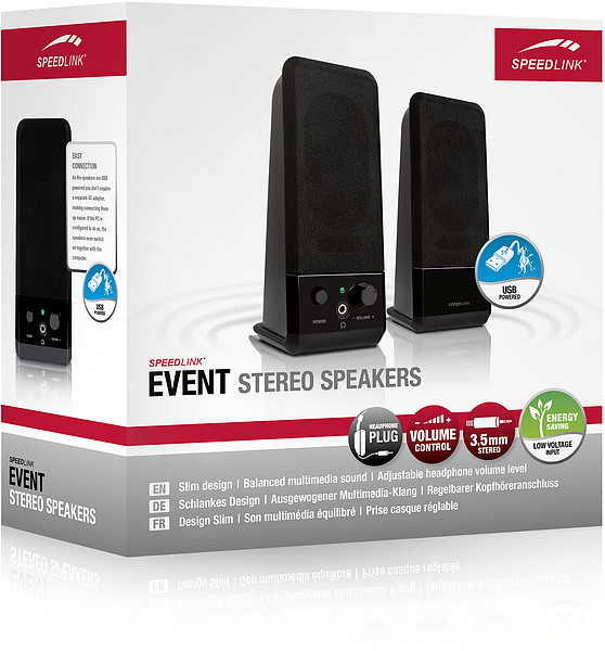 SPEEDLINK Event - Lautsprecher - für PC - 5 Watt (Gesamt), Ansicht 4