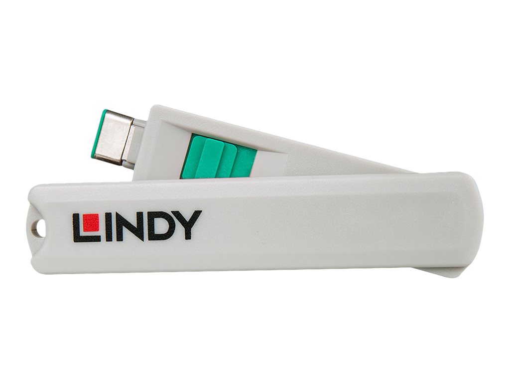 Lindy Schloss für USB-C-Port - grün, Ansicht 4