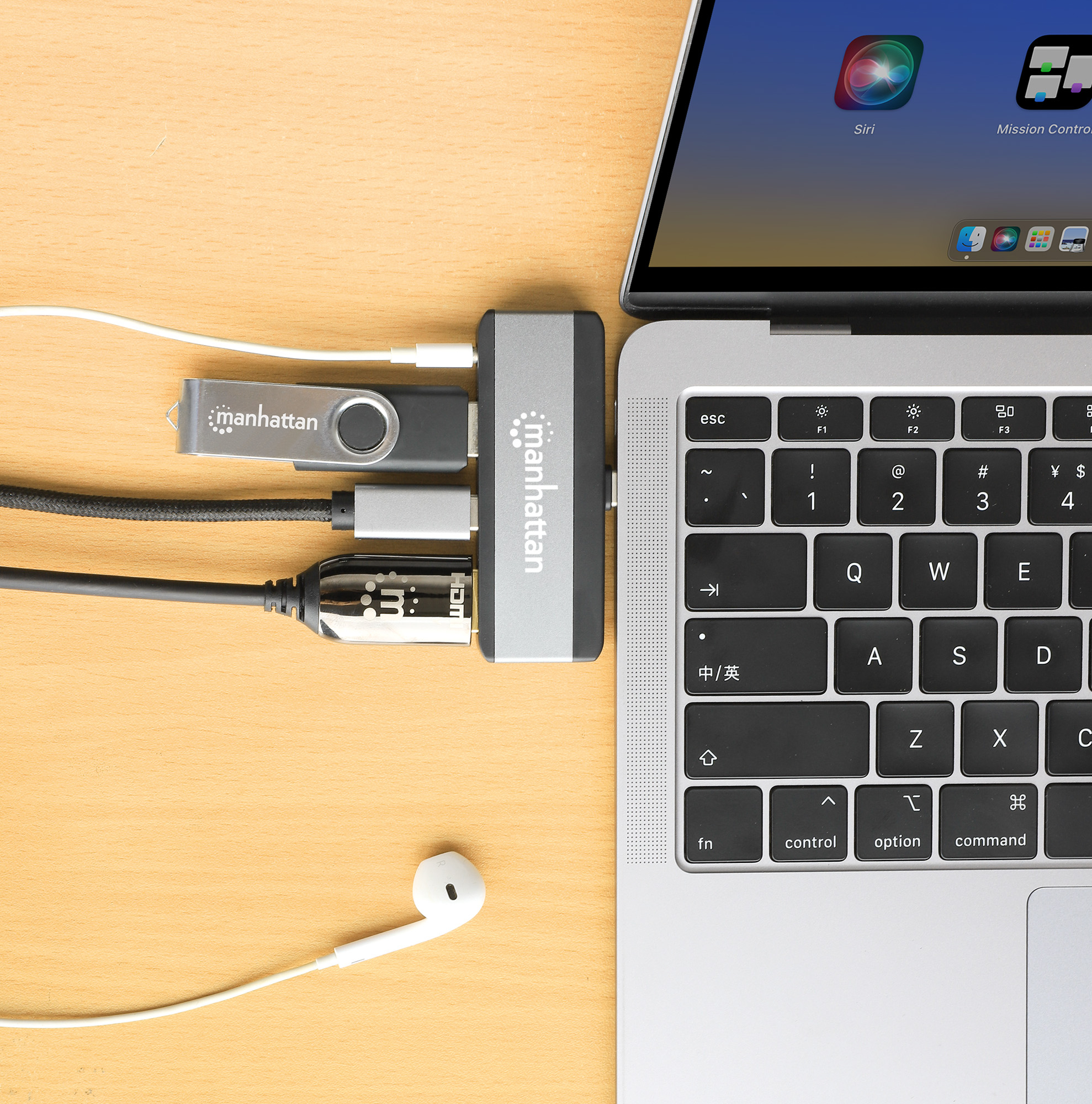 Manhattan USB-C PD auf HDMI 4-in-1 Mobile Dockingstation, Ansicht 4