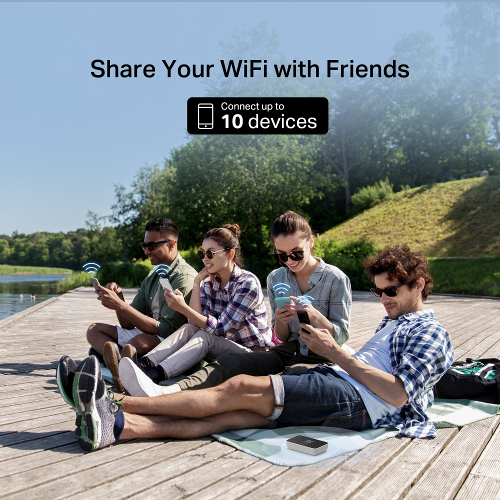 Mercusys MT115 4G LTE Mobile Wi-Fi - Router - WLAN, Ansicht 4