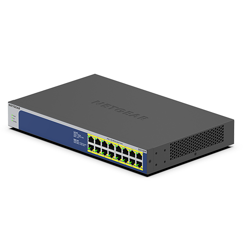 Netgear GS516PP - Switch - unmanaged - 16 x 10/100/1000 (PoE+), Ansicht 3
