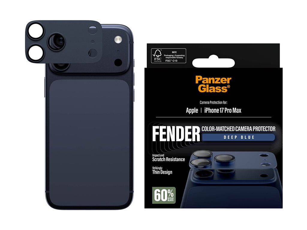 PanzerGlass Fender Camera Prot Deep Blue iP 17 Pro Max, Ansicht 4