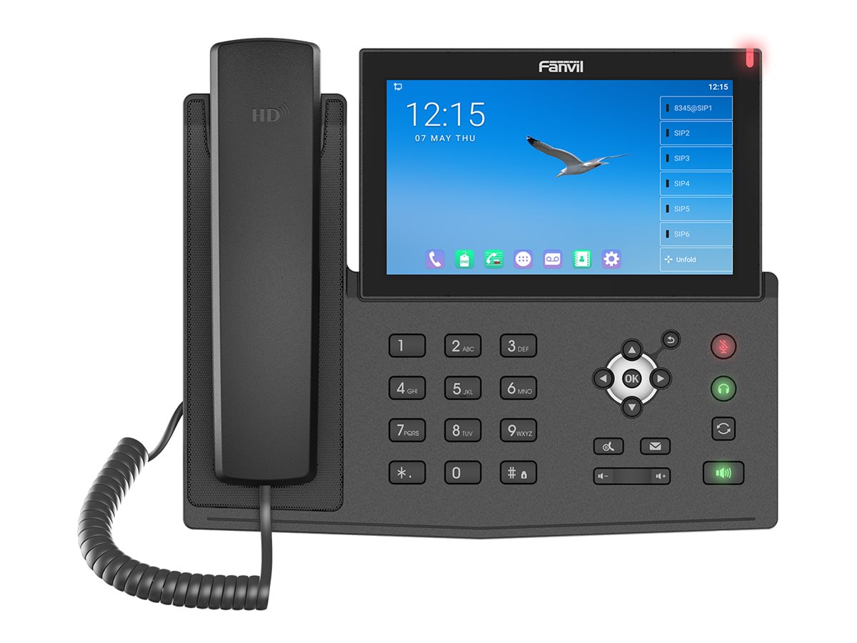 Fanvil V67 - IP-Videotelefon - mit Digitalkamera, Bluetooth-Schnittstelle mit Rufnummernanzeige/Anklopffunktion - IEEE 802.11a/b/g/n/ac (Wi-Fi)