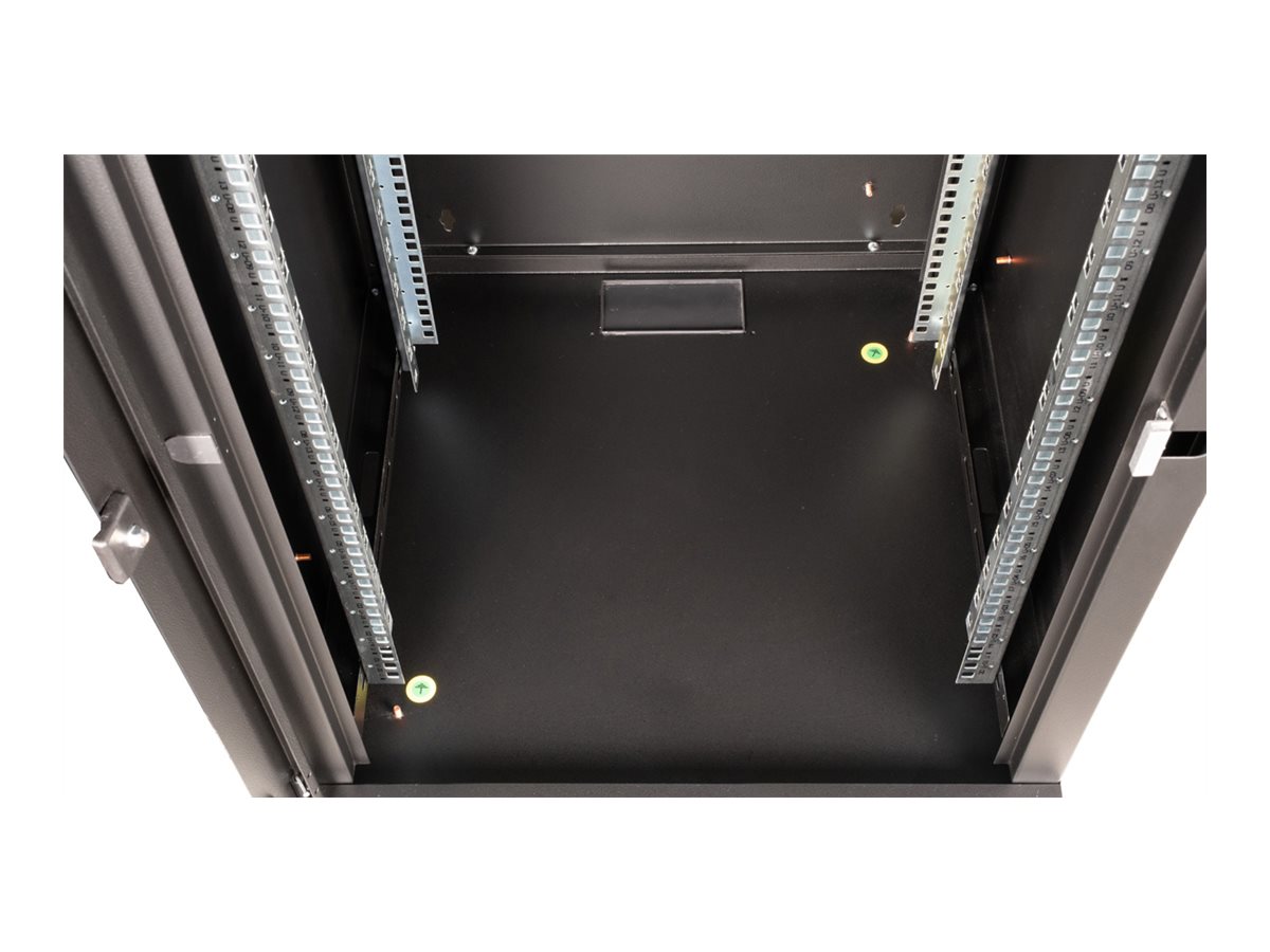 ROLINE 19 Zoll Wandgehäuse Pro 20 HE 600x600 BxT schwarz - Wandgehäuse, Ansicht 4