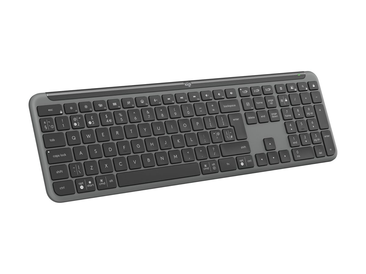 Logitech Signature Slim K950 - Tastatur - kabellos - TL: Nordisch, QWERTY, Ansicht 4