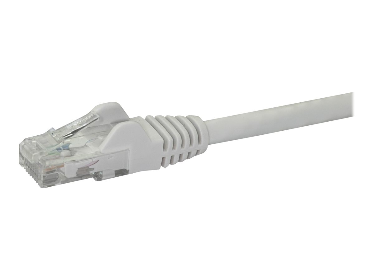 StarTech.com Startech 7m CAT6 Ethernet Cable, 10 Gigabit Snagless RJ45 650MHz 100W PoE Patch Cord, CAT 6 10GbE UTP Network Cable w/Strain Relief, White, Wiring is UL Certified/TIA - Category 6 - 24AWG (N6PATC7MWH)
