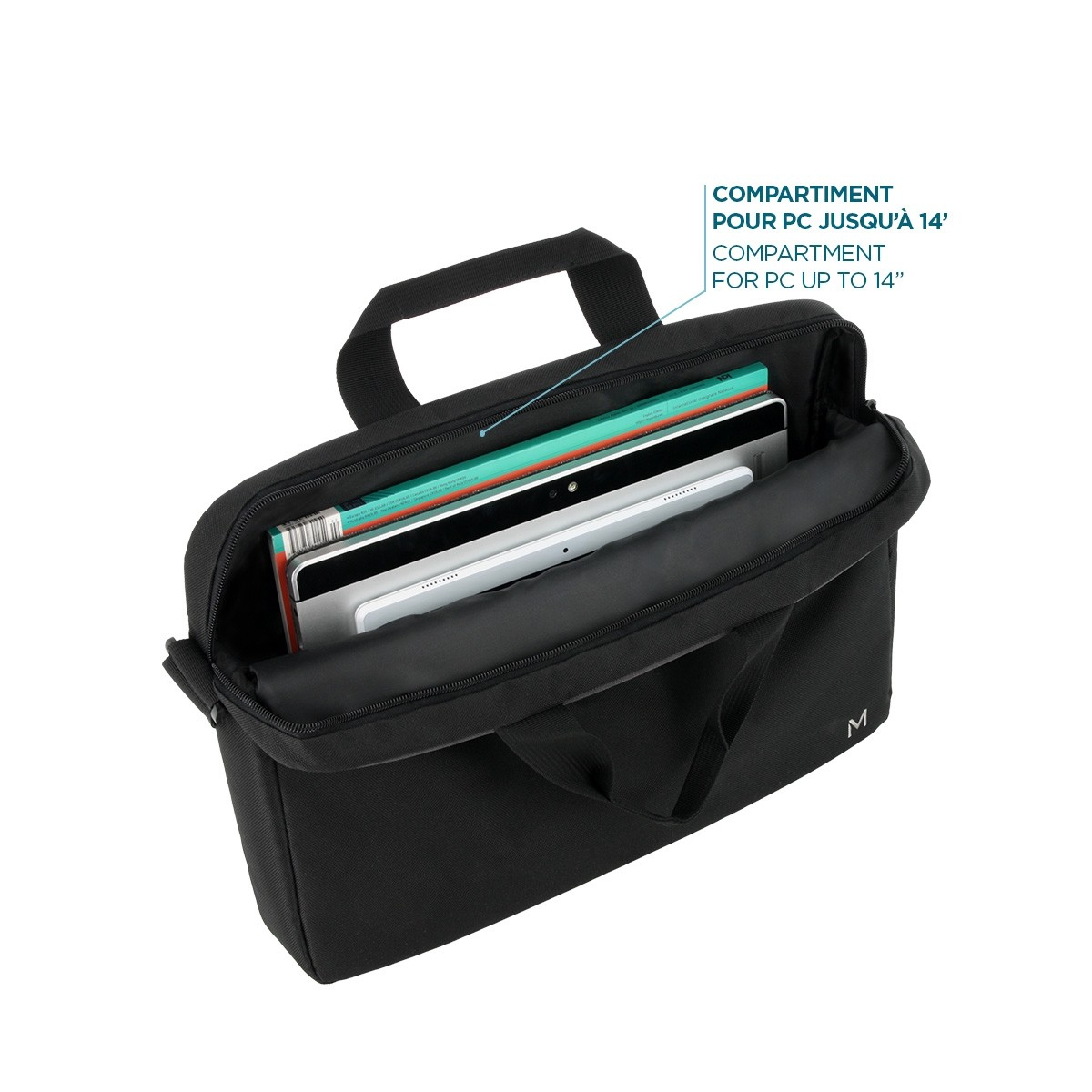 Mobilis TheOne Essential Briefcase Toploading 11, Ansicht 3