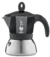 Bialetti Espressokanne New Moka Induktion 6 Tassen Schwarz