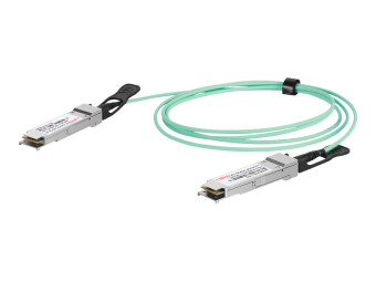 DIGITUS 100GBase Direktanschlusskabel - QSFP28 zu QSFP28 - 5 m - Glasfaser - Duplex - SFF-8431SFF-8432 - Active Optical Cable (AOC)