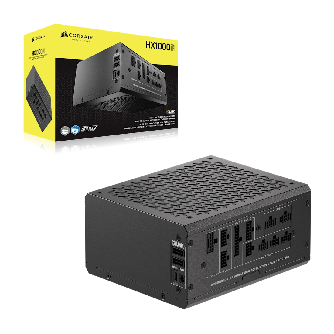 Corsair Netzteil HX1000i, Ansicht 2