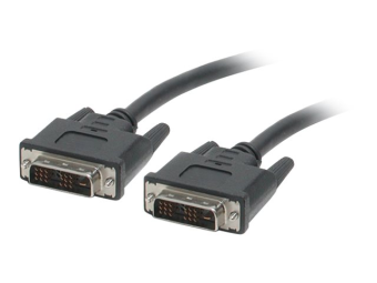 StarTech.com 18m DVI-D Single Link Kabel - StSt - DVI Monitorkabel - 1920x1200 - DVI Verbindungskabel  Anschlusskabel - Schwarz - DVI-Kabel - DVI-D (M)