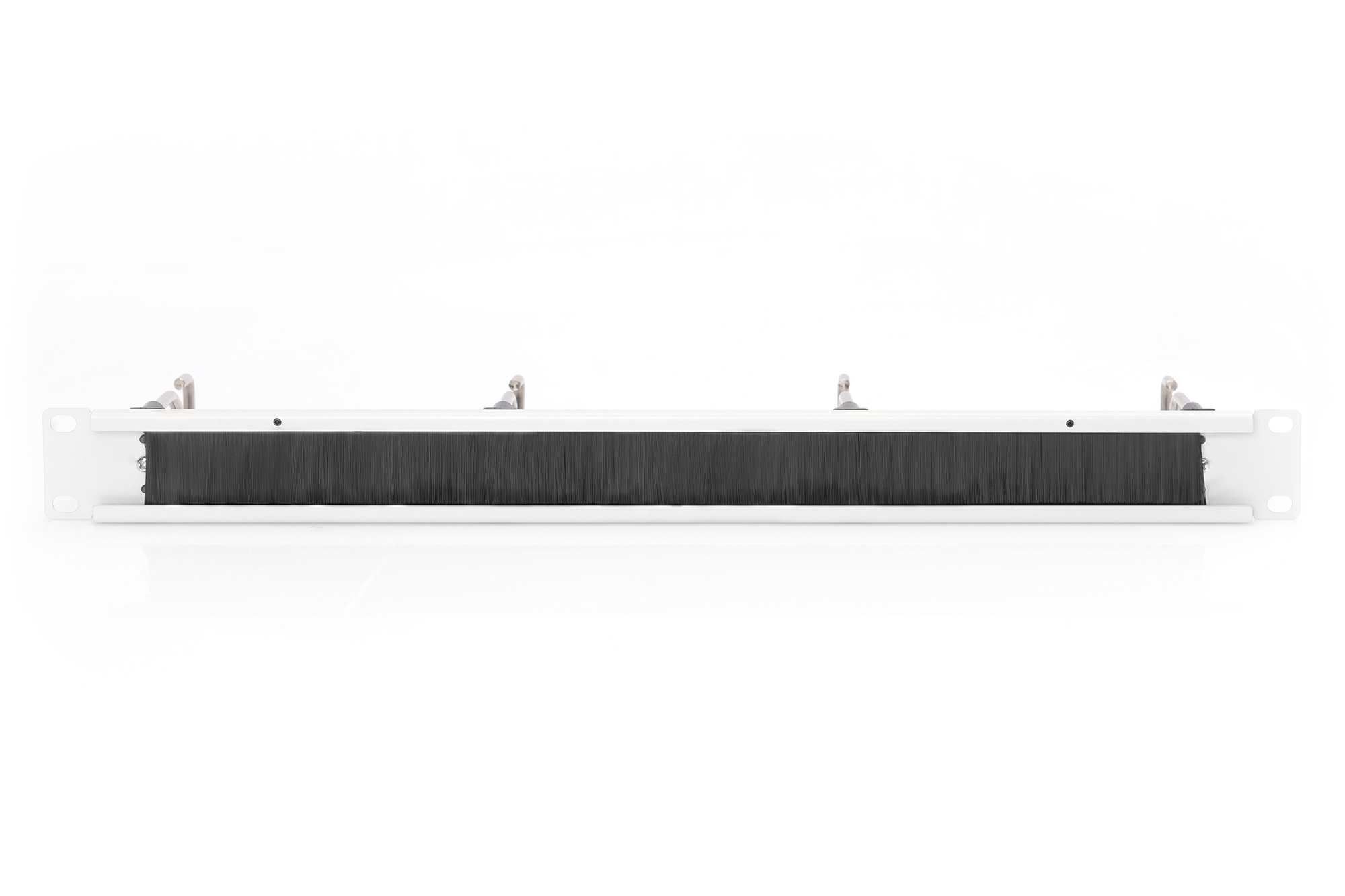 DIGITUS Kabelrangierpanel mit Stahlbügeln und Bürstenleiste für 482,6 mm (19)-Schränke, 1HE, Ansicht 3