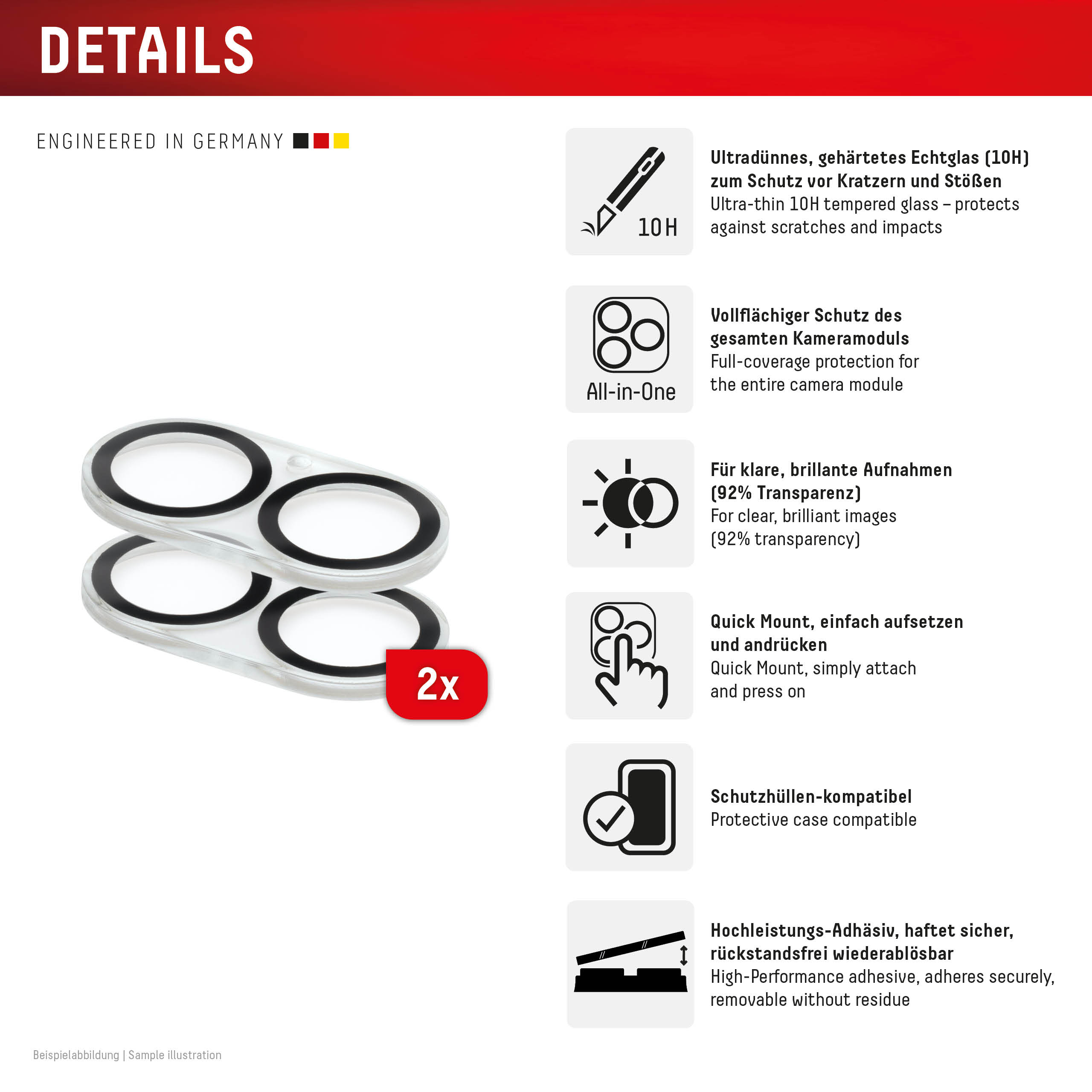 E.V.I. DISPLEX CamGlass All-In-ONE, Ansicht 2