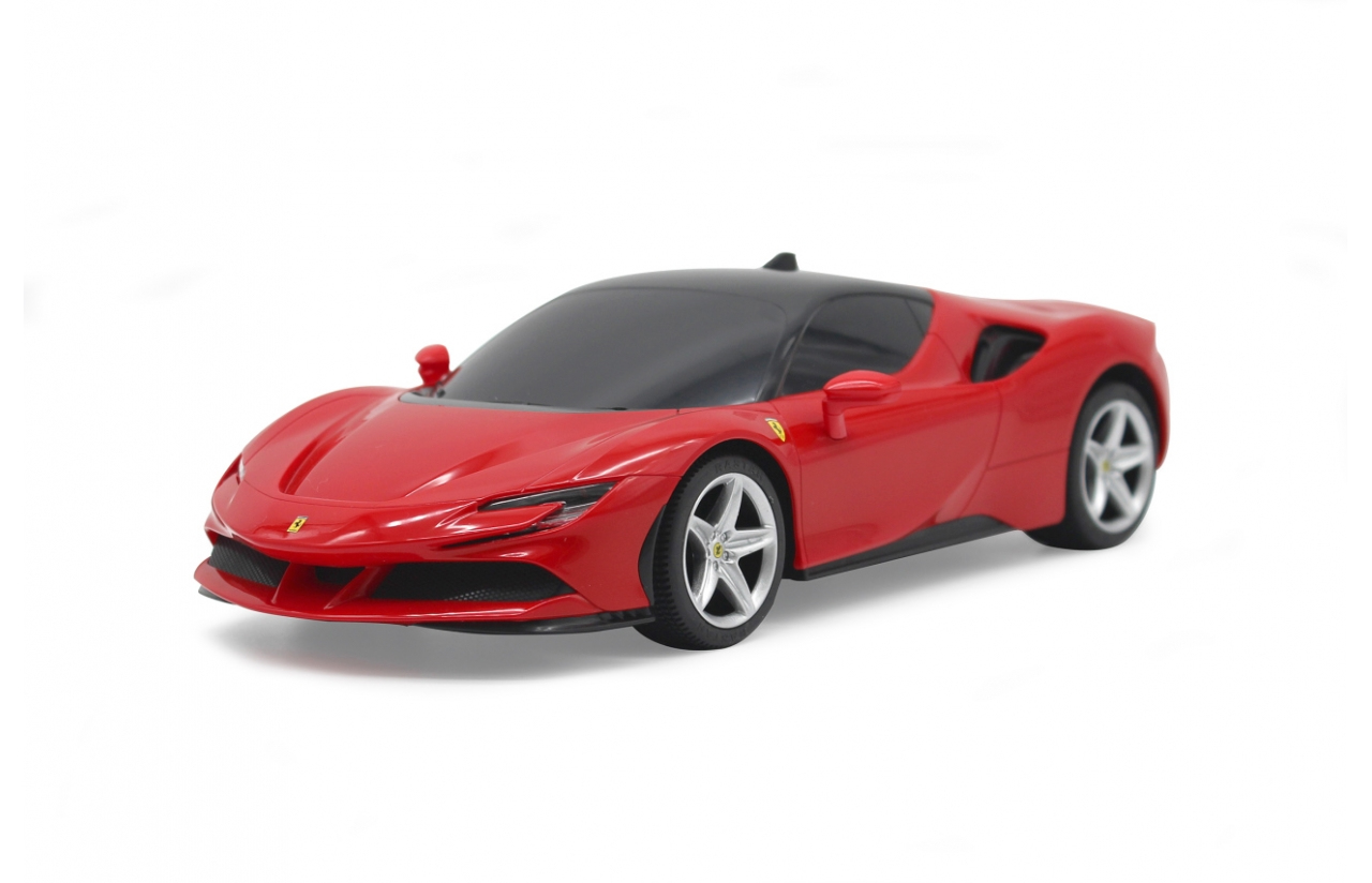 JAMARA Ferrari SF90 Stradale - Auto - Elektromotor - 1:24 - Fahrbereit (RTD) - Rot - Kunststoff, Ansicht 3