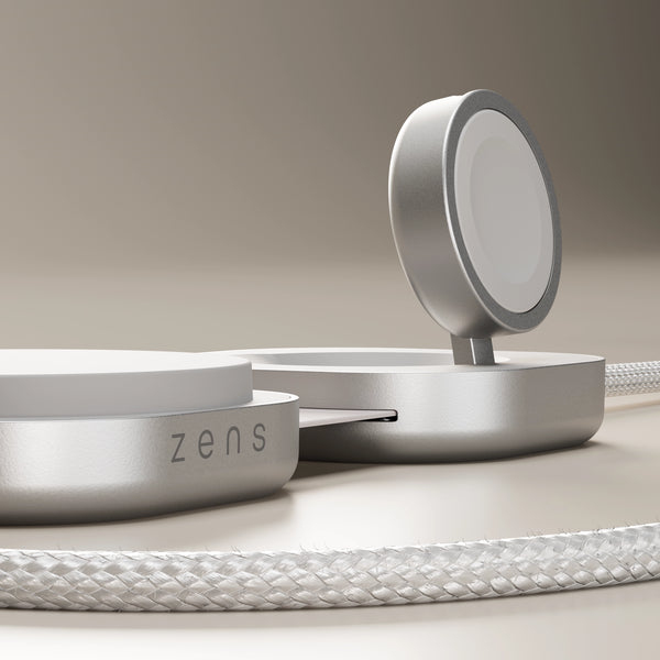 Zens Wireless Ladekabel Pro3 Qi2+ Watch weiß, Ansicht 3