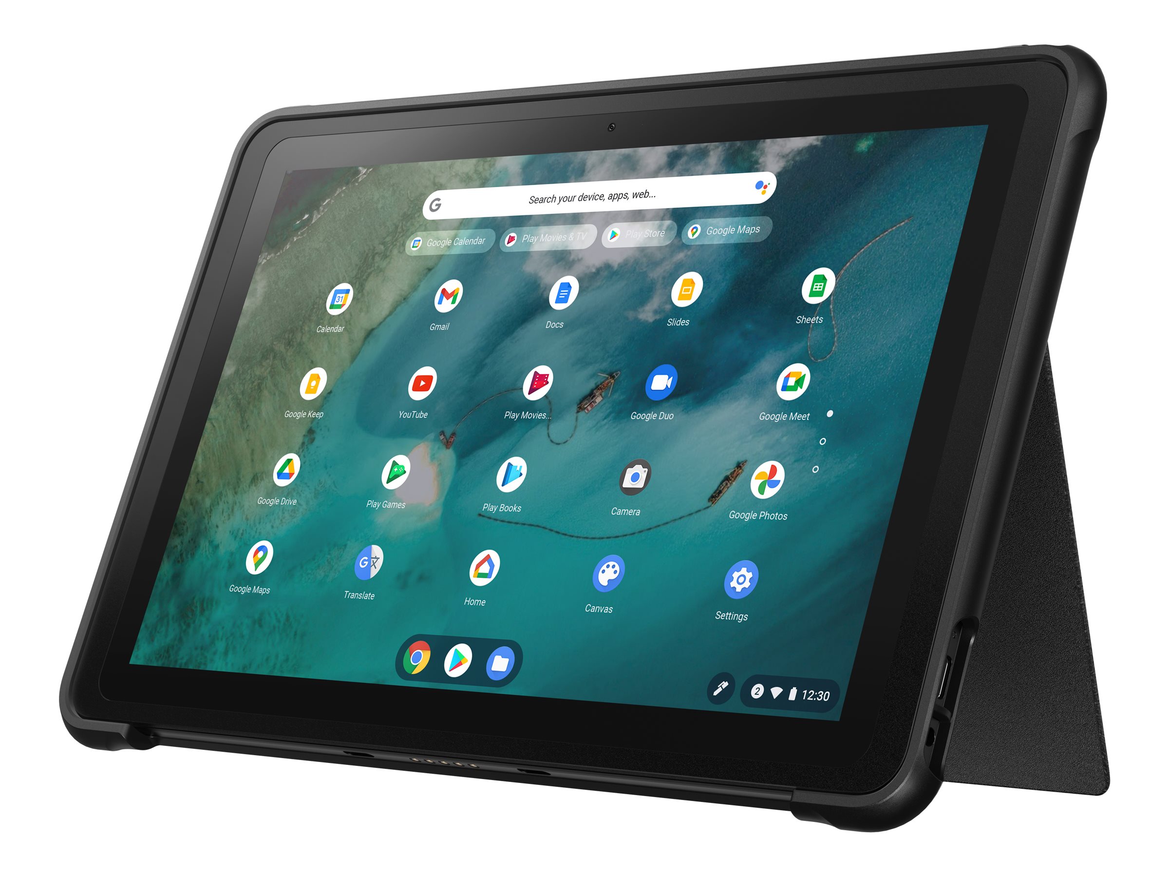 Asus Chromebk Tablet CZ1000DVA-L30006 Mediatek MT8183 25,65cm 10,1Zoll WUXGA Touch Glare 16:10 IPS 4GB 128GB eMMC onb G72 MP3 Chrome