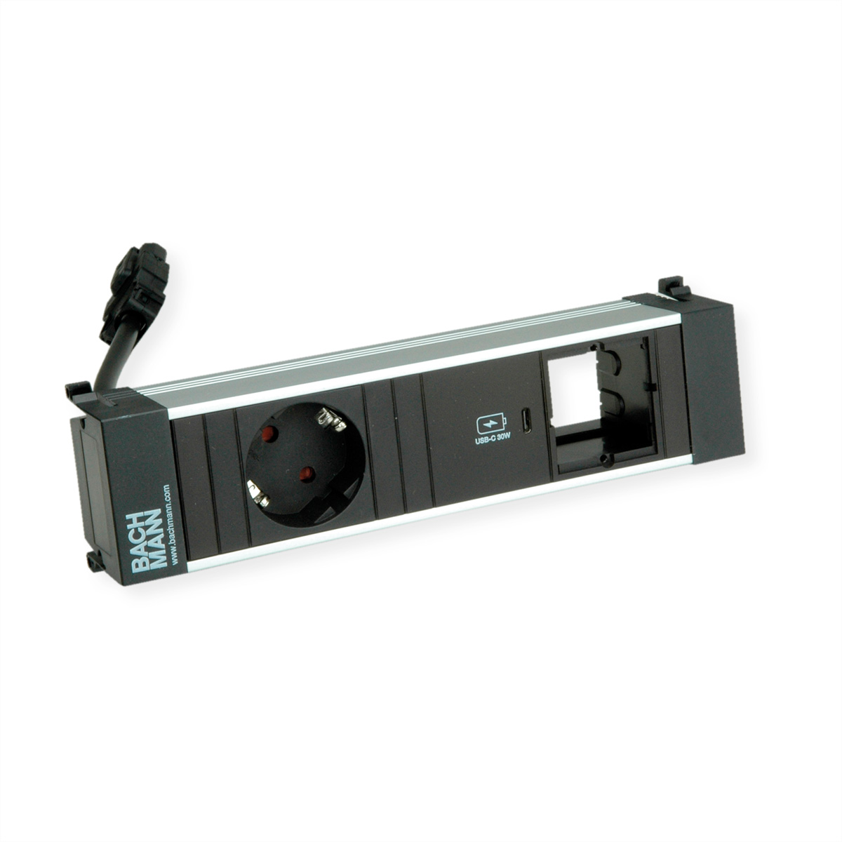 Bachmann Power Frame 1xCEE7/3916.5051xUSB C 30W 1xCM 0.2m GST18, Ansicht 2