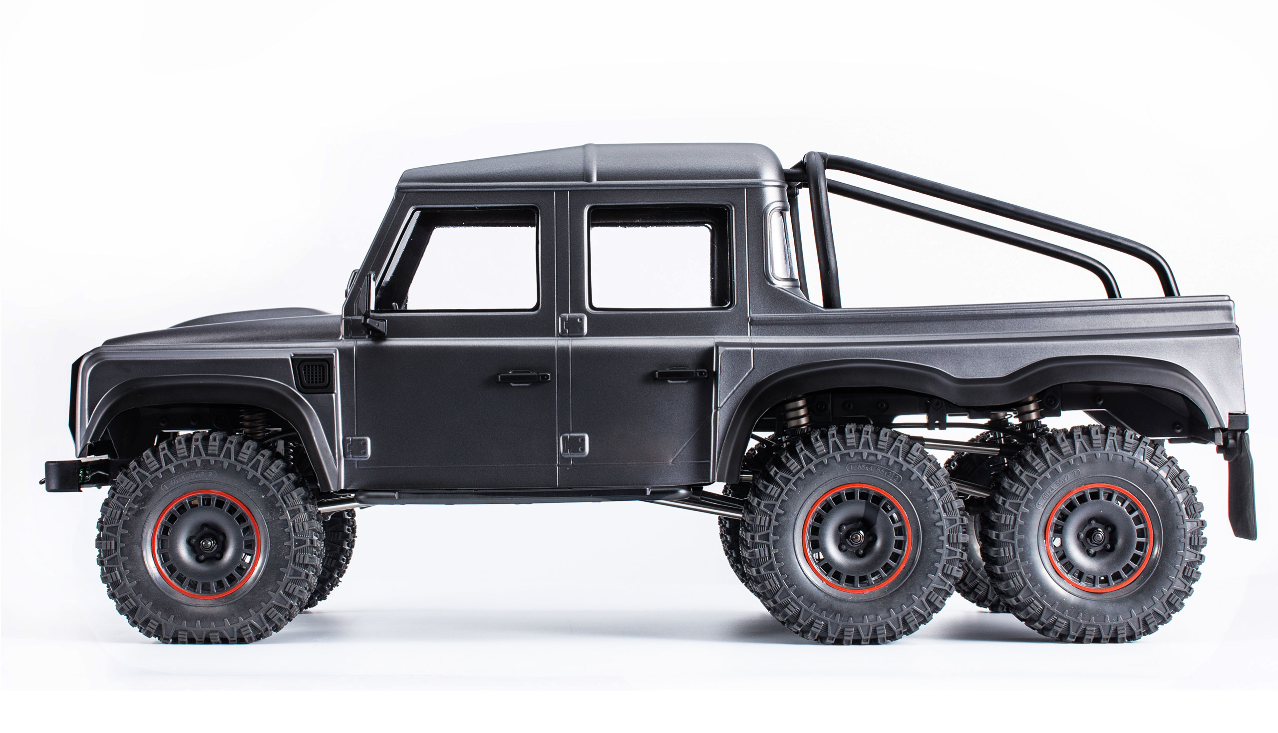 Amewi RC Auto AMXRock RCX10.3P Crawler 6x6 Pickup grau/14+, Ansicht 2