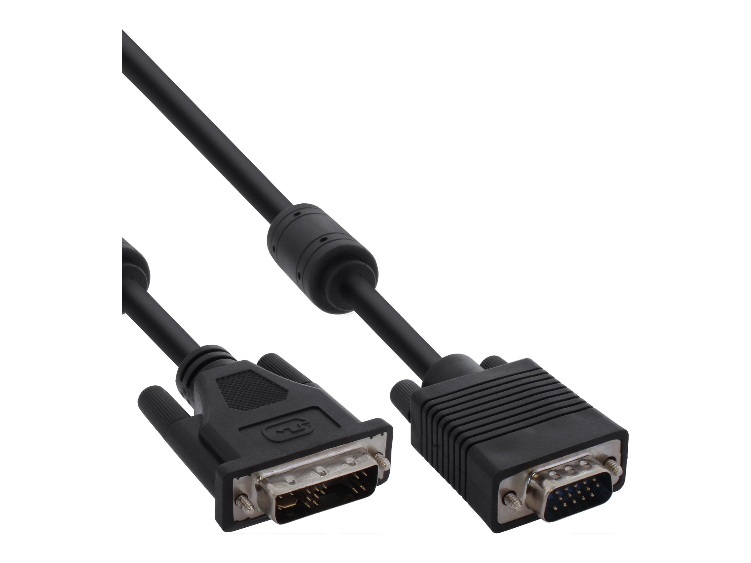 InLine DVI-A Kabel - analog 12+5 Stecker auf 15pol HD Stecker VGA - 2m
