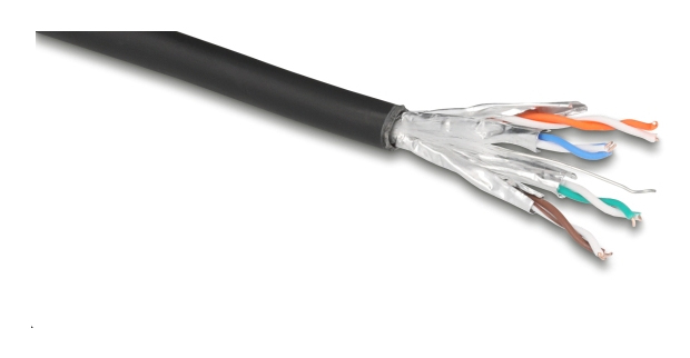Delock Netzwerkkabel Rolle Cat.6a U/FTP 500MHz Slim flexibel - Netzwerk - CAT 6a, Ansicht 4