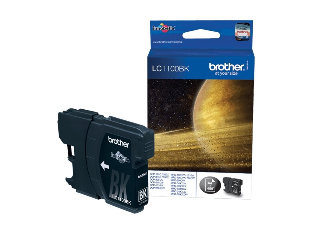 Brother LC1100BK - Schwarz - original - Tintenpatrone