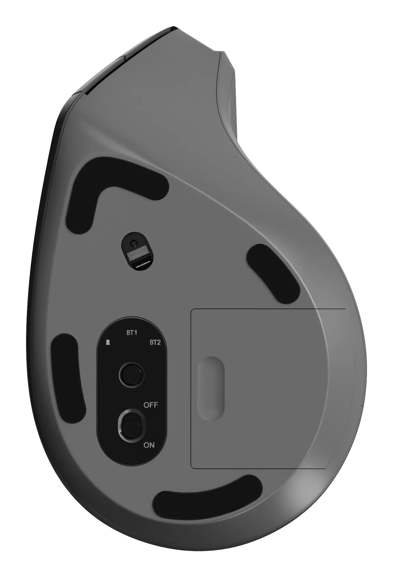 Rapoo EV310M Ergo. Wirel. Mouse - Maus - 2.400 dpi, Ansicht 3