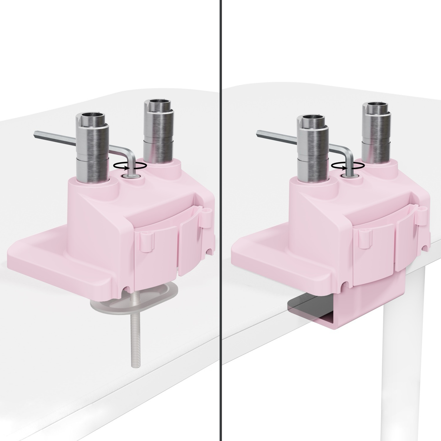 Arozzi TIS Alzare Neo Duo 17-32 2TFT 3Gelenke Max.9KG pink, Ansicht 2