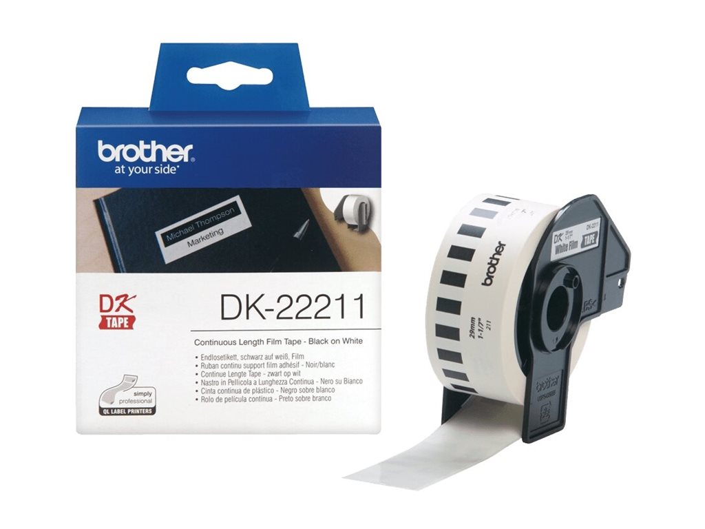 Brother DK-22211 - Weiß - Rolle (2,9 cm x 15,2 m) Etiketten, Ansicht 3