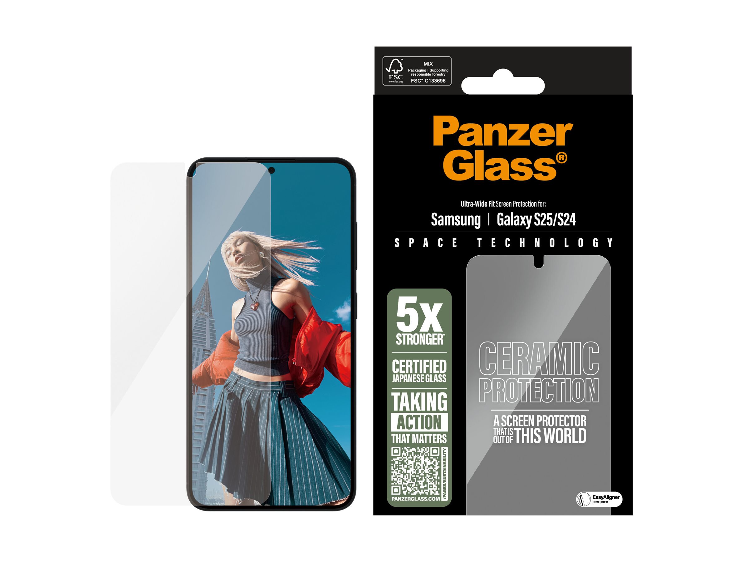 PanzerGlass Ceramic Protection - Bildschirmschutz für Handy, Ansicht 3