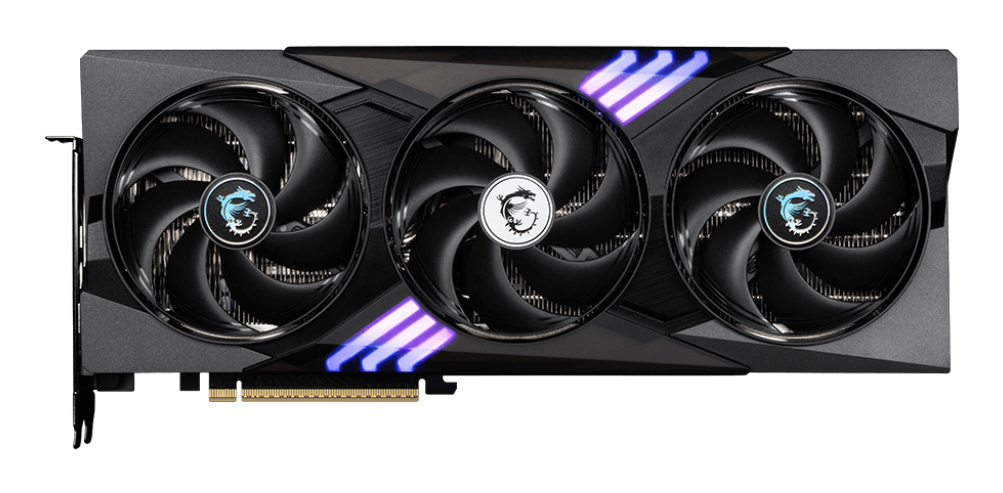 MSI GeForce RTX 5070 Gaming Trio OC 12 GB - Grafikkarte - 12.288 MB, Ansicht 3