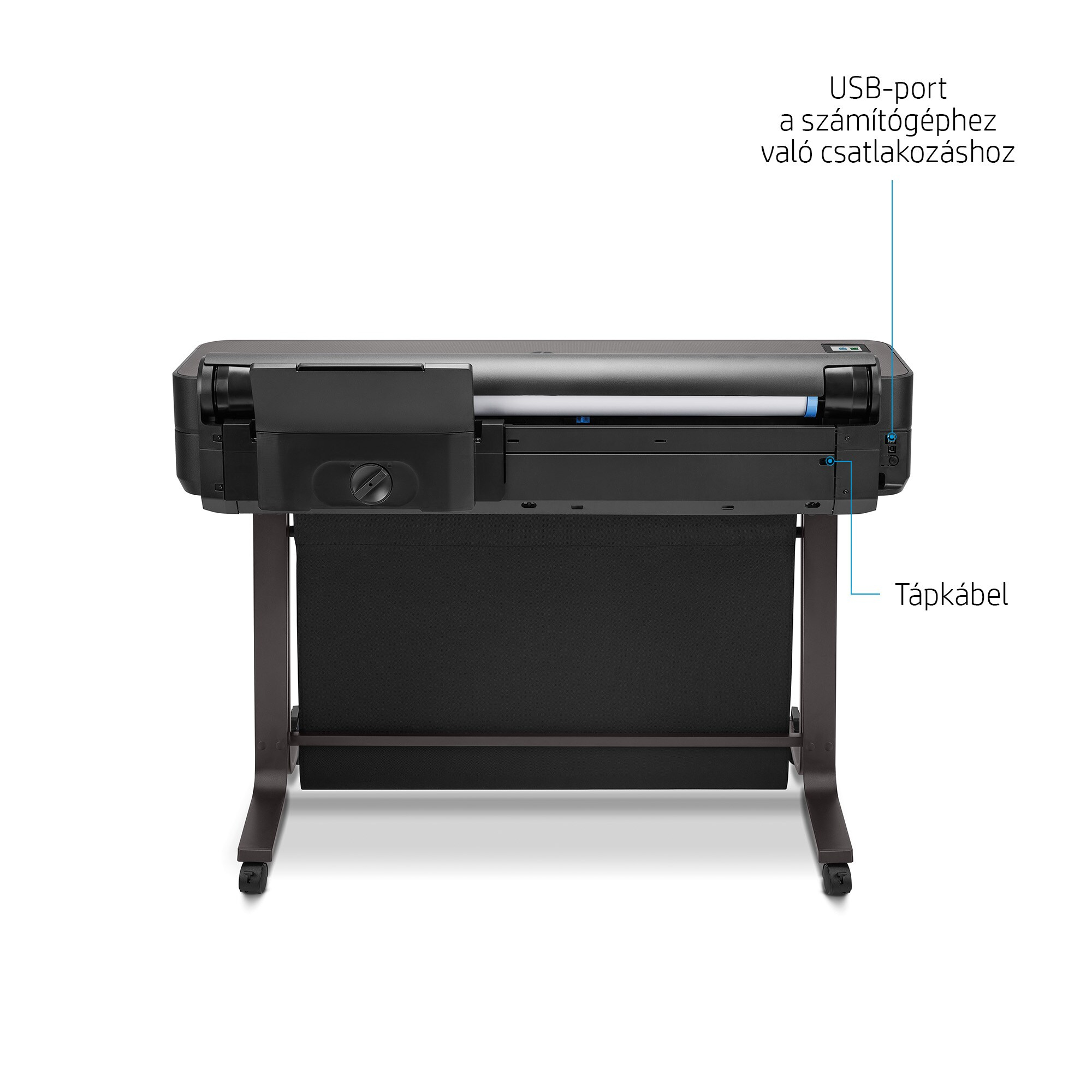 HP  Druckerständer - für DesignJet T210, T230, T250, T610 (24), Ansicht 3