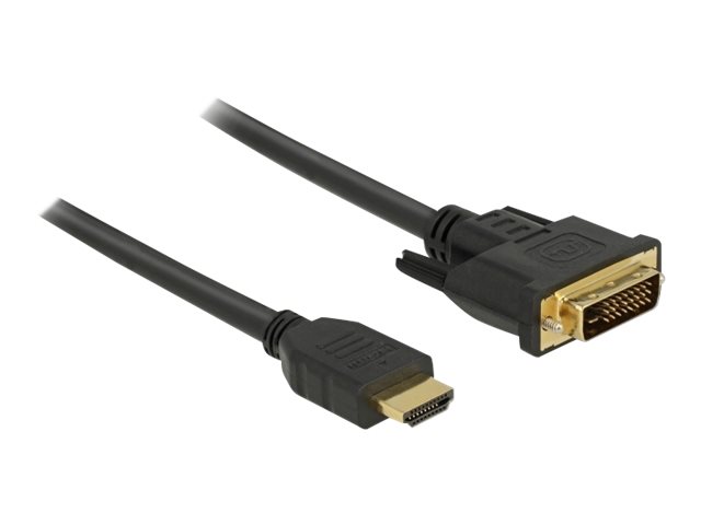 HDMI zu DVI 24+1 Kabel bidirektional 2 m Delock