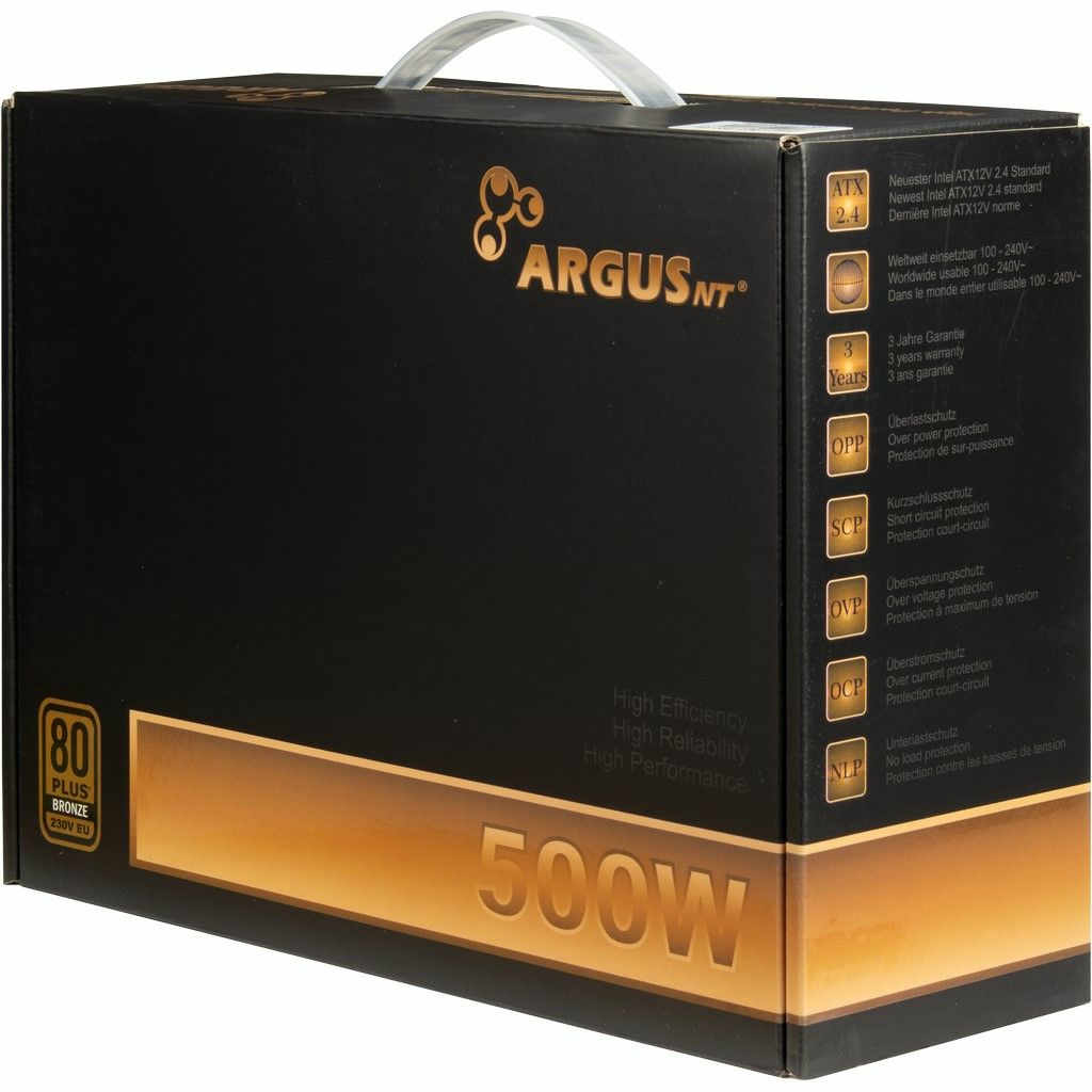 Inter-Tech Argus BPS-500 - Netzteil (intern) - ATX12V 2.4, Ansicht 4