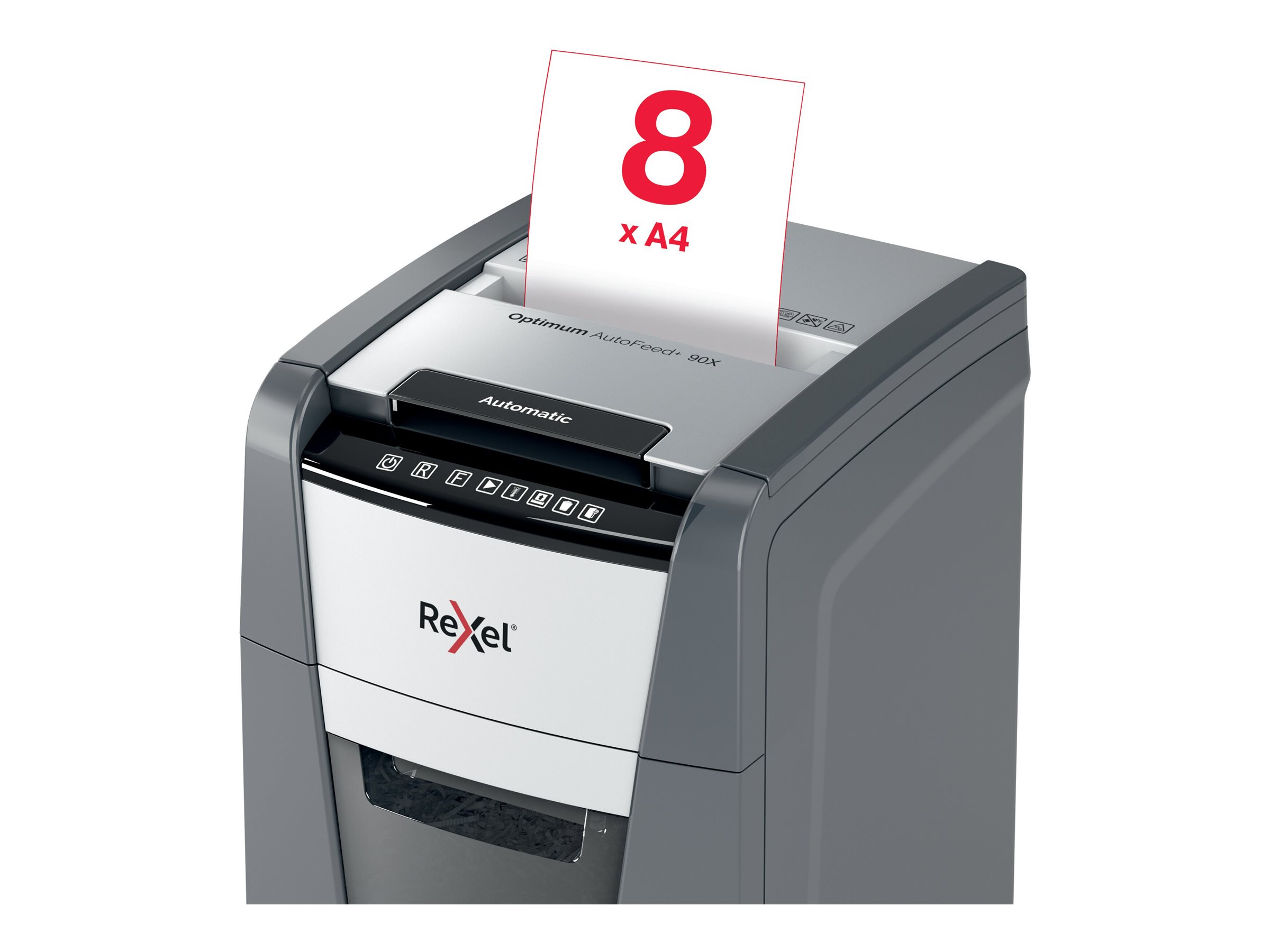 Rexel Optimum AutoFeed+ 90X - Vorzerkleinerer, Ansicht 3