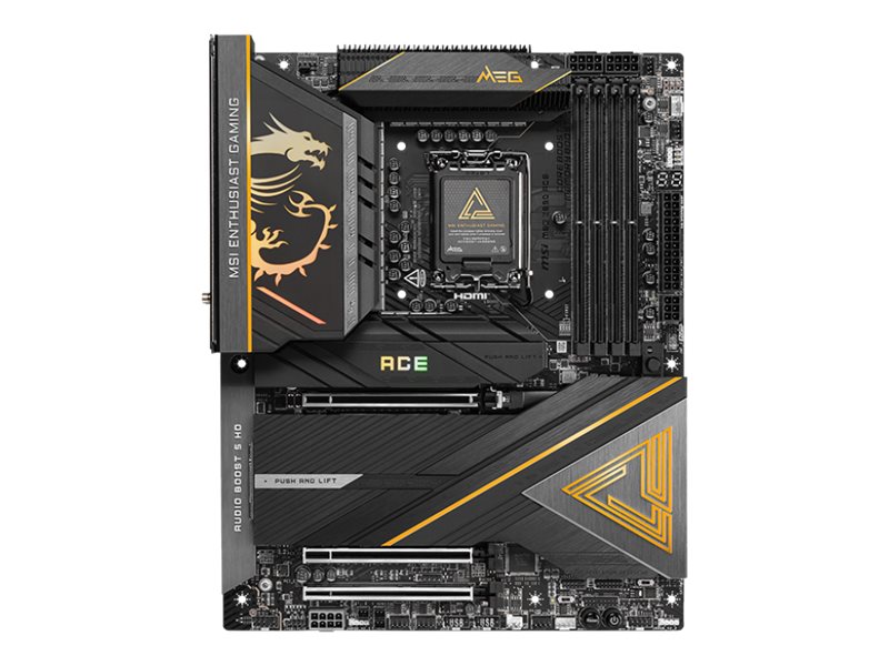 MSI MEG Z890 ACE - Motherboard - ATX - LGA1851-Sockel - Z890 Chipsatz - USB-C 3.2 Gen 2x2, USB 3.2 Gen 1, USB 3.2 Gen 2,