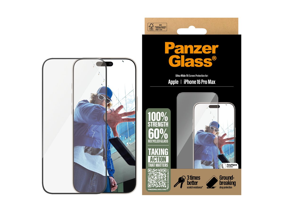 PanzerGlass Displayschutz iPhone 16 Pro Max Ultra-Wide Fit, Ansicht 4