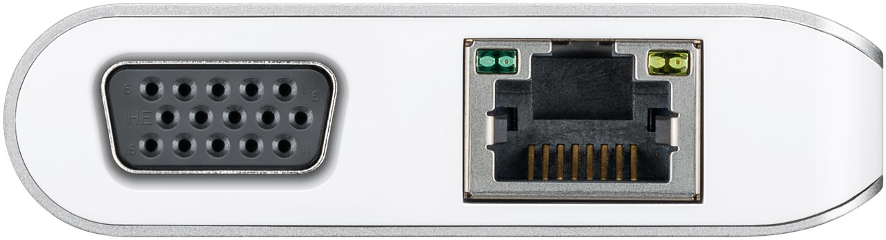 Goobay 49850 - Verkabelt - USB 3.2 Gen 1 (3.1 Gen 1) Type-C - Silber - Weiß - SD - 5 Gbit/s - 3840 x 2160 Pixel, Ansicht 4