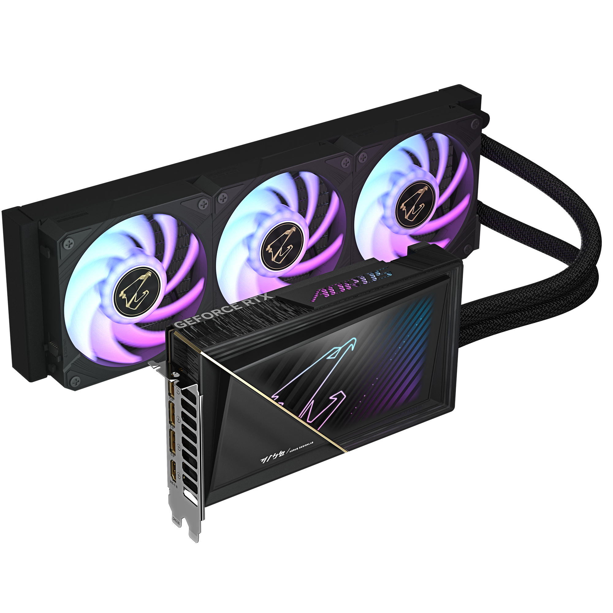 Gigabyte AORUS GeForce RTX 5080 XTREME WATERFORCE 16G, Ansicht 2