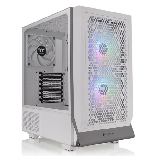 Thermaltake Ceres 300 TG ARGB Snow - Mid tower - E-ATX - Seitenteil mit Fenster (gehärtetes Glas), Ansicht 4
