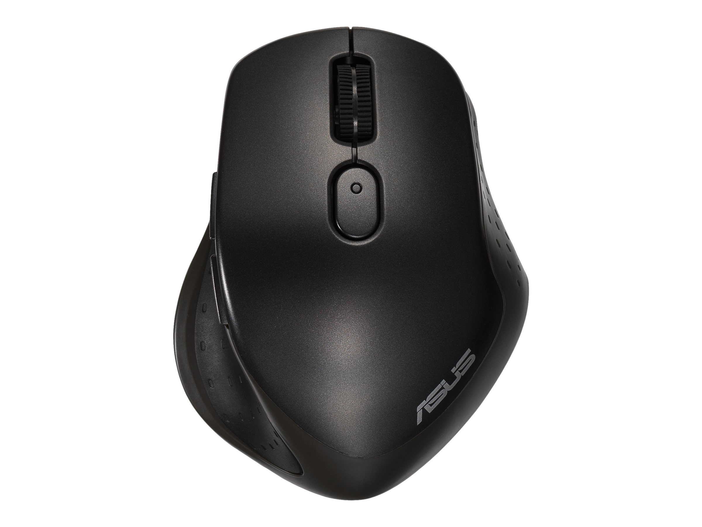 ASUS MW203 - Maus - ergonomisch - optisch - 5 Tasten - kabellos - 2.4 GHz, Bluetooth - kabelloser Empfänger (USB)
