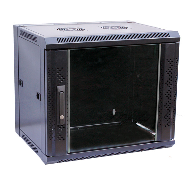 VALUE Secomp VALUE - Schrank - geeignet für Wandmontage - Schwarz - 6U - 48.3 cm (19), Ansicht 2
