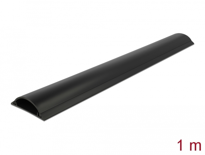 Delock Kabelkanal - 1 m - Schwarz, Ansicht 3