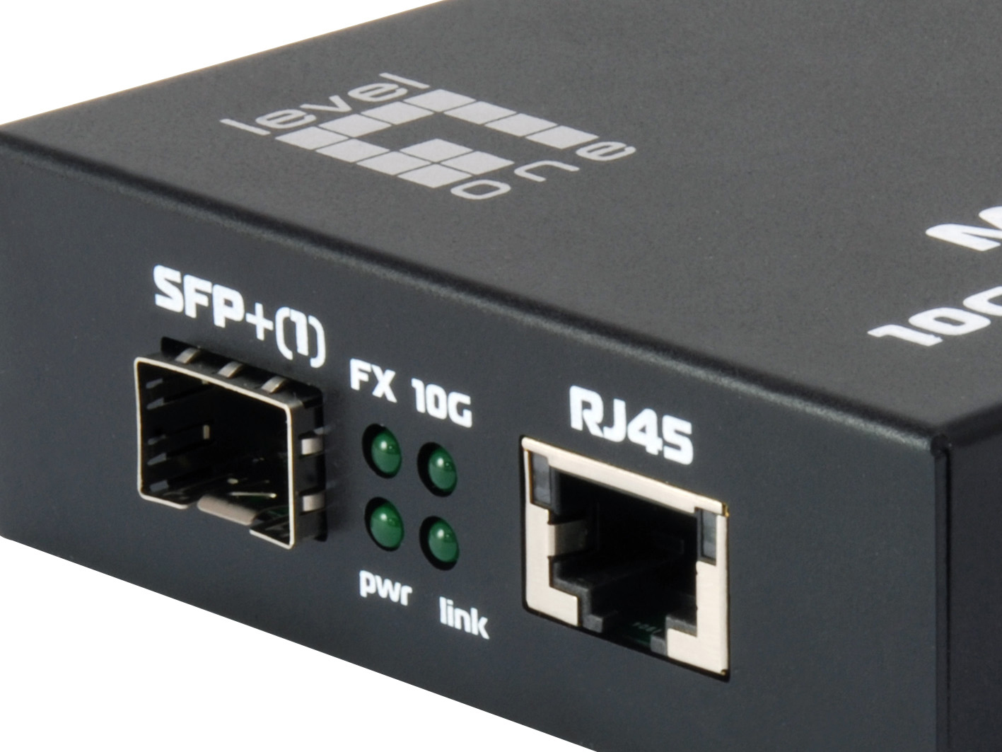 LevelOne GVT-0500 - Medienkonverter - 10GbE - 10GBase-X, 10GBase-T, CWDM, DWDM, Ansicht 3