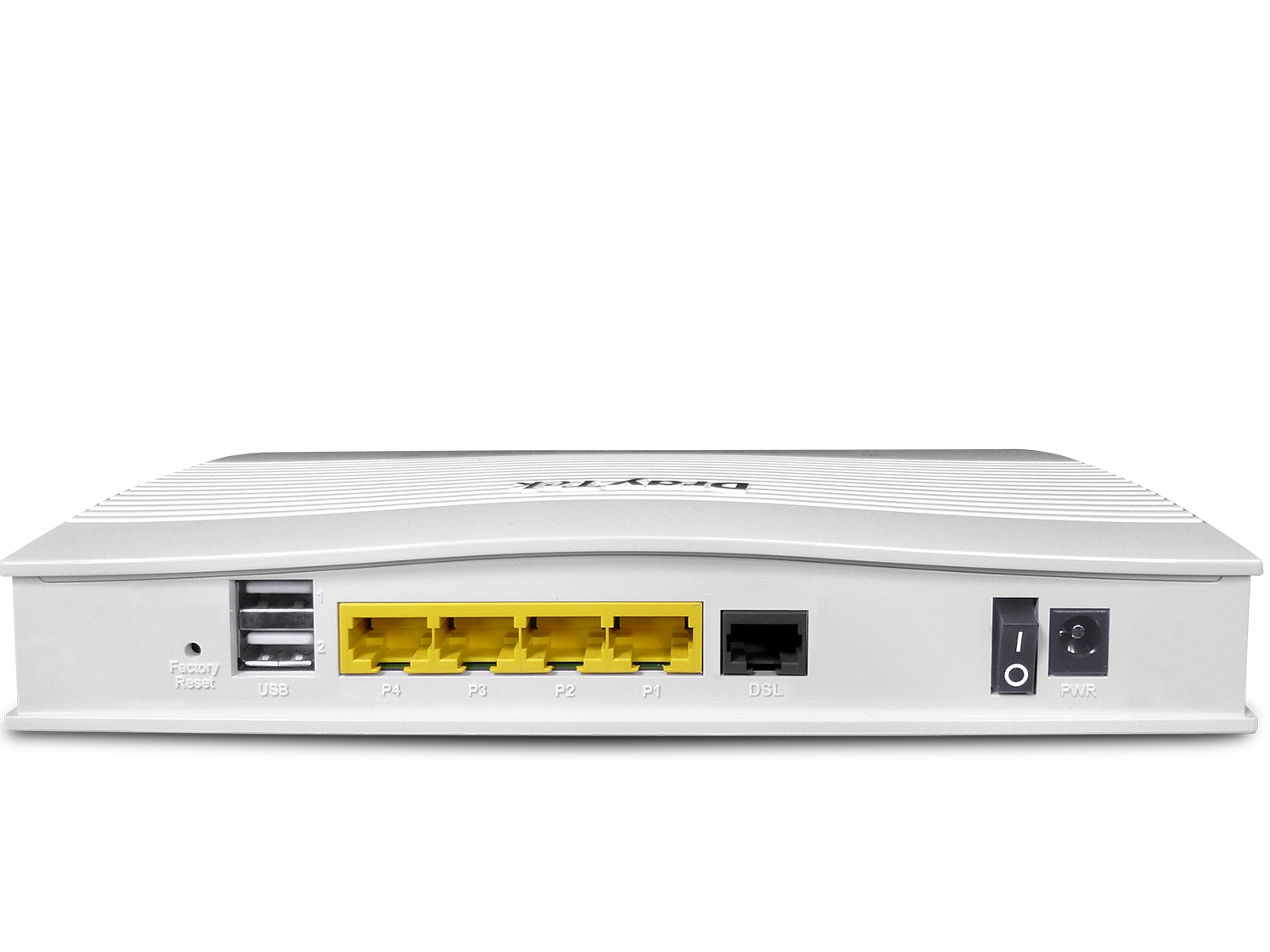 Draytek Vigor2765 - Ethernet-WAN - Gigabit Ethernet - DSL-WAN - Weiß, Ansicht 2