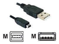 Delock USB-Kabel - mini-USB Typ B (M) zu USB (M)